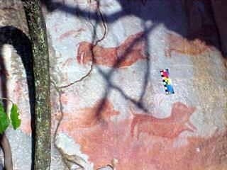 Mwela rock paintings image 2